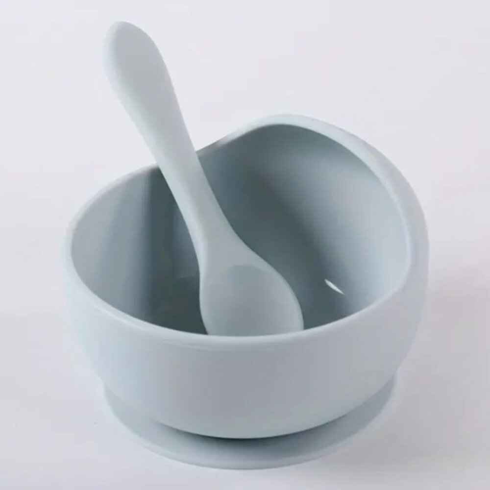Silicone Baby Bowl/Spoon with Suction